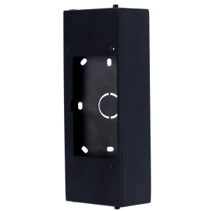 Suporte para videoporteiro - Específico para Akuvox AK-R20B e AK-R20K. - Medidas: 184 (Al) x 83 (Lg) x 50 (Pf) mm - Fabricado em aço galvanizado - Montagem embutida em ângulo - Fácil instalação