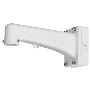 Support du mur - pour les chambres à dôme motorisé - 174 (al) x 135 (lg) x 363 (pf) - charge maximale 8 kg - aluminium - couleur blanche