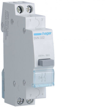 SVN332 - Pressure button w/ENCRAV. 2NA HAGER EAN: 3250615721839