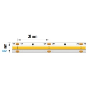 Tape LED EcoB 15W 24V 3000K IP20 5MT
