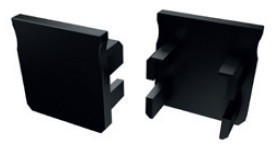 Topo Plastic. Preto P/Perfil YORK