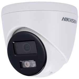 TURRET CAMERA IP HIKVISION - GAMA VALUE - 8 MP | 2.8 mm lens - IV 30 m | WDR 120 DB | Incorporated microphone - POE | H.265+| IP67 | DET. Movimiento 2.0 - Web, CMS Software, Smartphone and NVR
