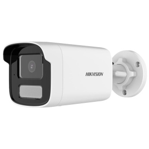 Value Range IP-Bullet-Kamera – 6 MP | microSD-Steckplatz bis zu 256 GB – 4-mm-Objektiv | Eingebautes Mikrofon – Bewegungserkennung 2.0 | 120 dB WDR – Hybrid-Leuchtweite 50 m | PoE (IEEE802.3af) – WEB, CMS-Software, Smartphone und NVR