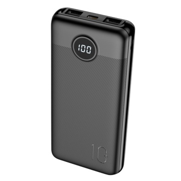 VEGER Mini Power bank com ecrã LCD - Capacidade 10000mAh - Entradas USB-C, Micro USB - USB-C, 2x saídas USB-A - Carregar dispositivos 3 de cada vez - Carregamento rápido PD20W
