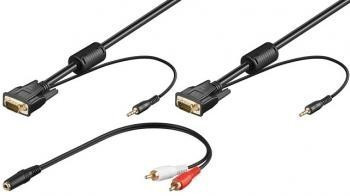 VGA Macho-Macho-Kabel mit Audio 15 MTS