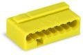 WAGO - Micro Push Wire {B 0,6-0,8 mm '| Jaune | 8 conducteurs | Réf. 243-508