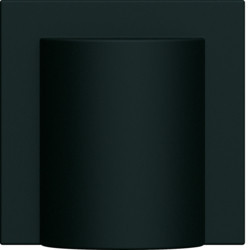 WXD155N - Galerie 2M Mirror Cable Exit, Black Hager Ean: 3250617190619