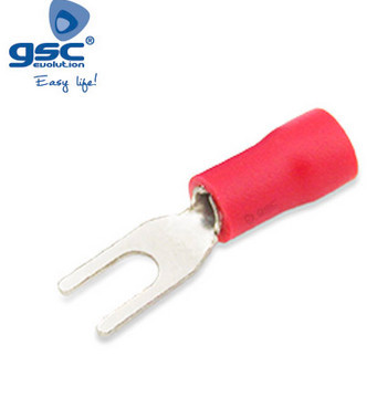 000303600 - 8433373036000SACO 50U Formulaire de borne isolée 3.2 / 1,5 mm rouge