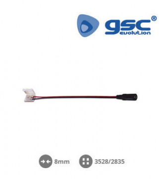 001502693 - 8433373026933CLIPE + Câble à sous source SMD3528 / 2835 8 mm
