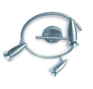 001901058 - 8433373010581 SPIRAL GU10 Nickel Tipral Plafond