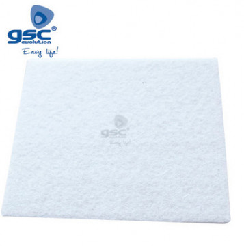 003802769 - 8433373027695Felt Square Sticker 100x85mm - White