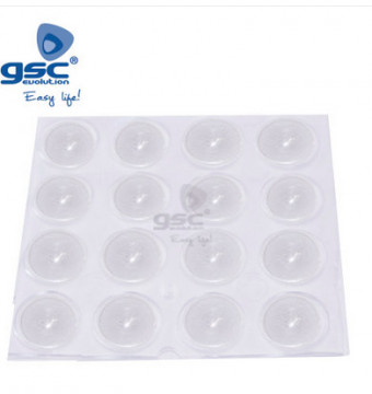 003802787 - 8433373027879Pacote de 16 gotas protectores adhesivo 2,5mm Ø12mm