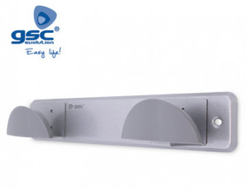 003802796 - 8433373027961 Acier en acier + bouton double ABS Chrome 280x50mm