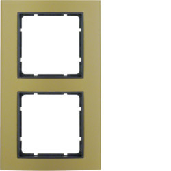 10123016 - B.3 - Tabelle X2, Gold/Anthrazit -Hager EAN: 4011334384908