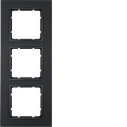 10136626 - B.7 - Tableau x3, Anthracite Mate Hager Ean: 4011334376682