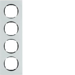 10142609 - R.8 - marco x4, Vaso blanco HAGER Ean:4011334502784