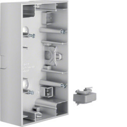 10427003 - K.1 / K.5 - Boîte de surface x2, Alum Lac Hager Ean: 4011334377450