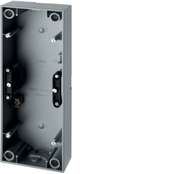 10439939 - S.1 - Boîte de surface x3, mate en aluminium Hager Ean: 4011334360606