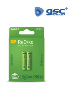 106005008 - 4891199187247 Debatoria wiederaufladbar GP AAA 1000mAh Box 2 Einheiten