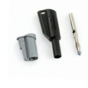 1066-IECN - HA10660N Conector preto para extensões (banana de 4 mm)