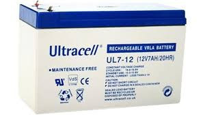 12 V 7AH Blei Akku (150 x 63 x 95 mm) - Ultracell