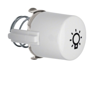 1226 - 1930/Glas - llave "luz" p/bot, blanco HAGER Ean:4011334212706