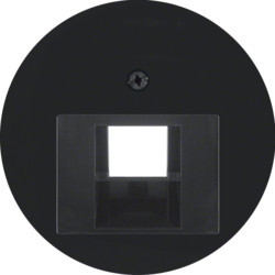 14072045 - R.X - Mirror RJ45 Simple, Black Hager Ean: 4011334367031