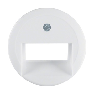 1409 - 1930/Glas - esp. RJ45 duplo, branco HAGER EAN:4011334237242