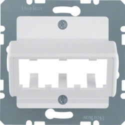 14271909 - Center for 3 Mód. Mini-with, white mate Hager Ean: 4011334227168