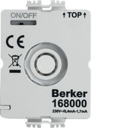 168000 - LED p/ comandos giratorio, 230V, c/ N HAGER Ean:4011334490906