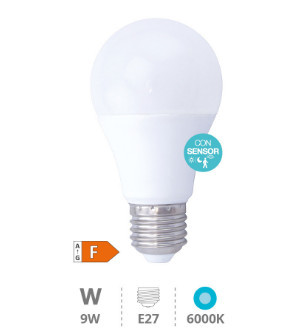 200680005 - 8433373061675Lâmpada LED estándar con sensor de presencia + crepúsculo 9W E27 6000K