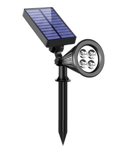 201210005 - 8433373055421Alezu LED solar jardim estaca 3300K IP67 regulável