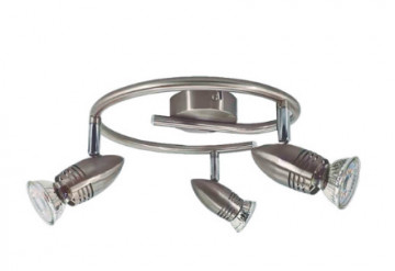 202000028 - 8433373072169pot de triple kegla triple plafond GU10 nickel