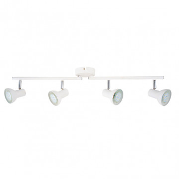202000036 - 8433373072244Spot lineal cuadruplicar de techo Kaitola Serie GU10 Blanco