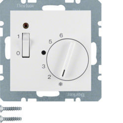 20301909 - S.1/B.x - termostato c/ ON/Apagado, blanco mt HAGER Ean:4011334309444