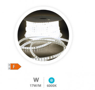 204030028 - 8433373065826 RABLEAU LED Salle 50m 17W / m 6000K IP65 230V