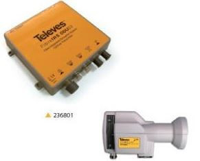 236801 -8424450148129 Televes -Conversion Kit CC/FO 1310NM "F" -"N" -"FC/PC" DAB/TDT+FI
