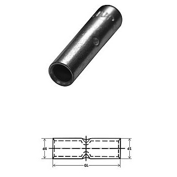 291052 - Conector de topo padrão estanhado 1,5 mm² 100uni