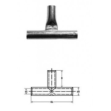 291334 - Conector T estanhado 4 mm² 1uni