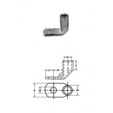 291706 - Angle Cable Terminal 90 ° DIN 46235 tinned 10 m 6 1Un