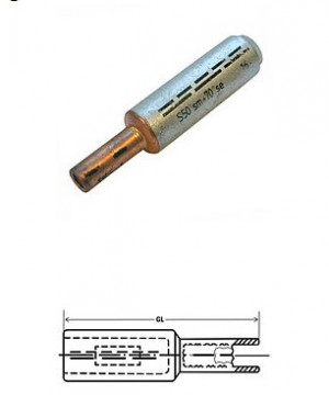 293638 - Conector de crimpagem Al-CU 120/150/95 1uni