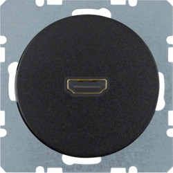3315432045 - R.1/R.3 - HDMI Plot 90º, Black Hager EAN: 4011334370987
