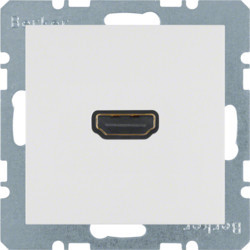 3315438989 - S.1/B.x - salida HDMI registro 90º, blanco HAGER Ean:4011334341826