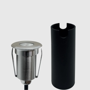 39168 - Projetor De Chão Led Gu10 3W INOX 12V 2700K IP67