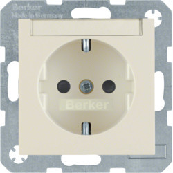 47498982 - S.1 / B.X - Schuko P.Etiq. Obtur., Hager Ean Cream: 4011334277682