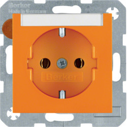 47508907 - S.1 / B.X - ton. Schuko P.Etiq., Orange Hager Ean: 4011334277729
