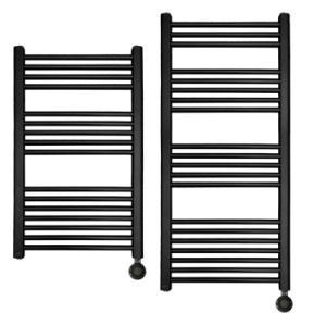 50100048 - Toalheiro elétrico analógico preto para banheiro com regulagem de temperatura TN-300 300 W