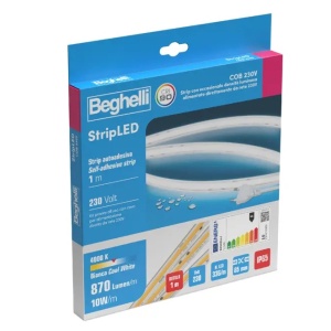 57686 - StripCob AC230 10W IP65 4K 1M