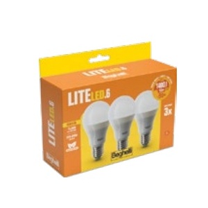 58042 - LITELED6 3PZ GOC 13W E27 3K