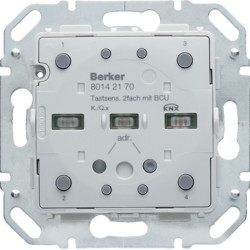 80142170 - BP KNX q.x/k.x Easy 2 Tasten mit BCU Hager EAN: 3250617153782
